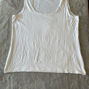 Kettlewell Classic White Women's Tank Top scoop neck size XL